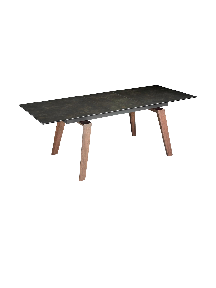 
High-quality, extendable ceramic dining table "Nero"