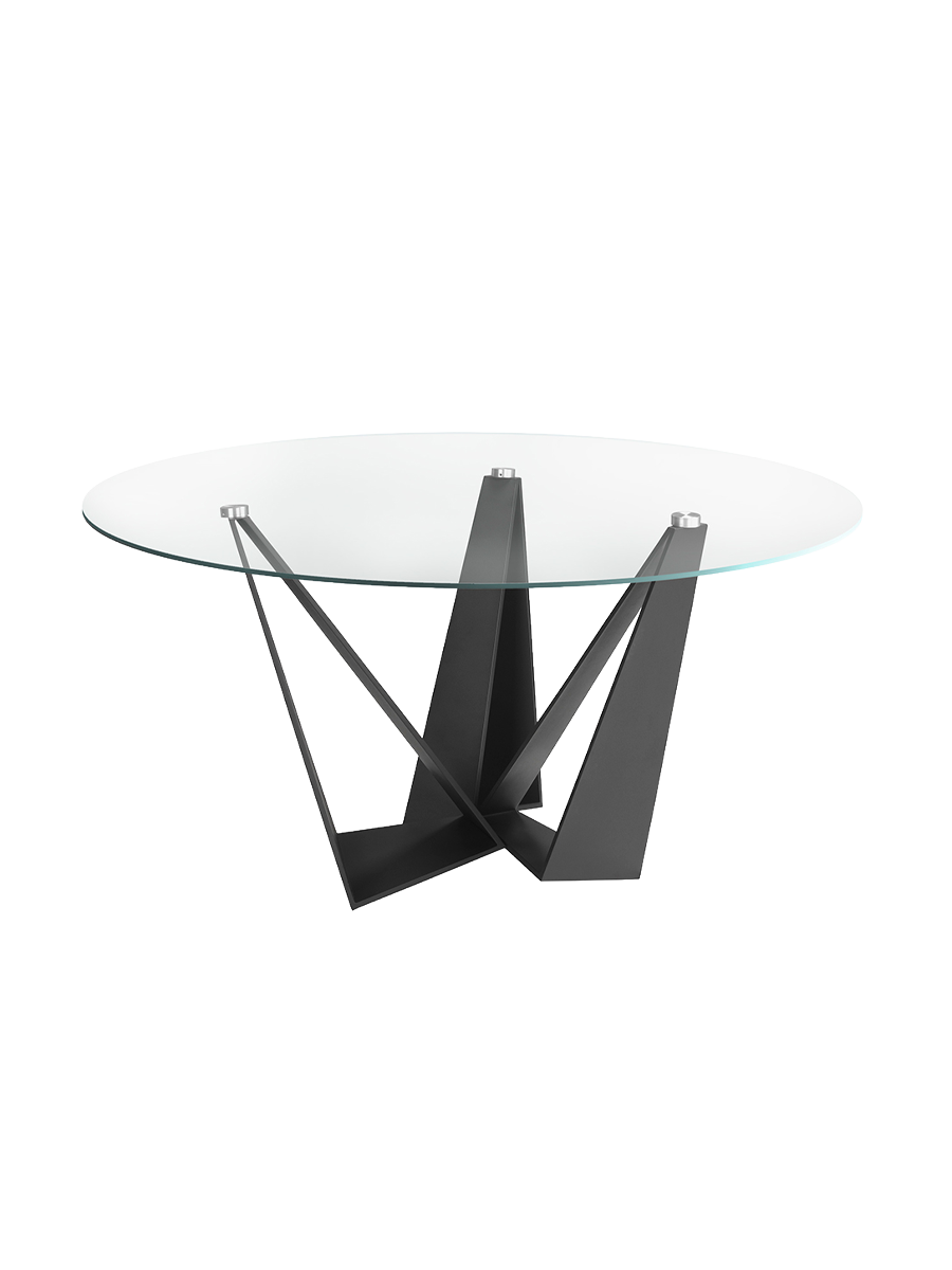 
Large, round designer dining table "Avantgarde"