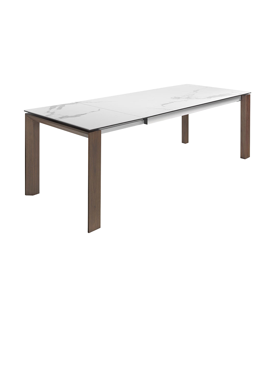 
High-quality, extendable ceramic dining table "Calcatta"