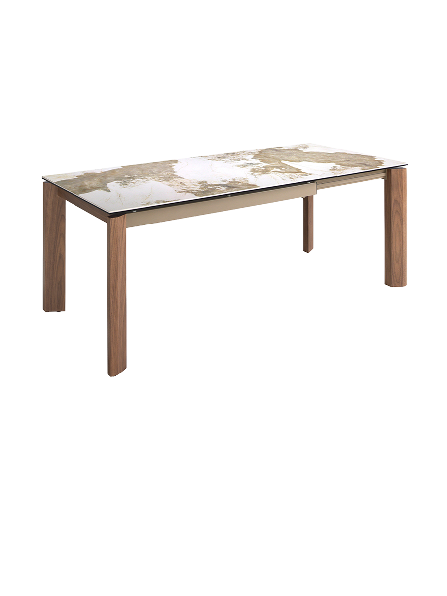 
Tavolo da pranzo allungabile in ceramica di design «Clint»