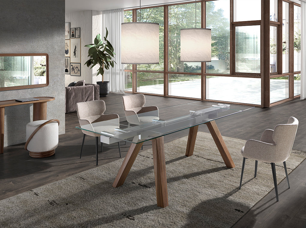 
Extendable design dining table "Titos" 160-240 cm