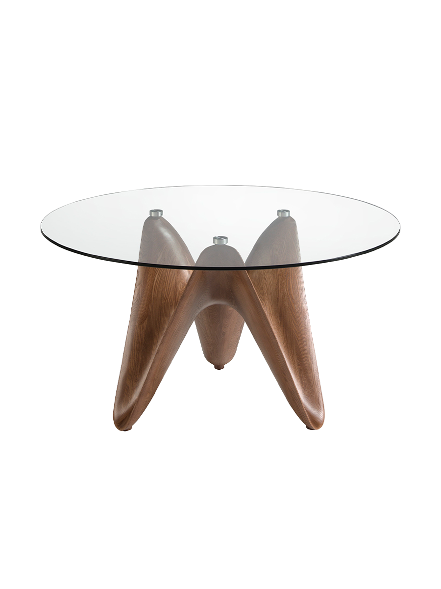 
Runder Design Esstisch „Extraordinary“ - Ø 130 cm