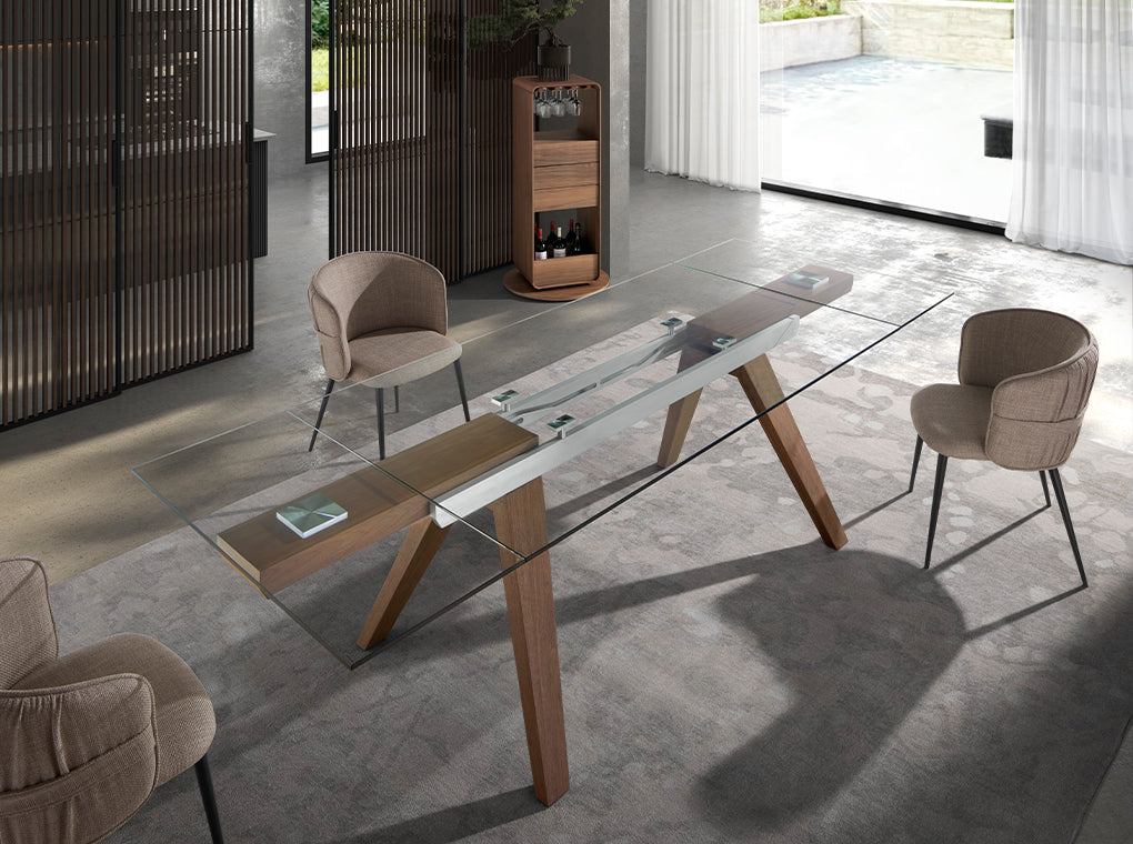 
Extendable Designer Dining Table "Denver" 180-270 cm