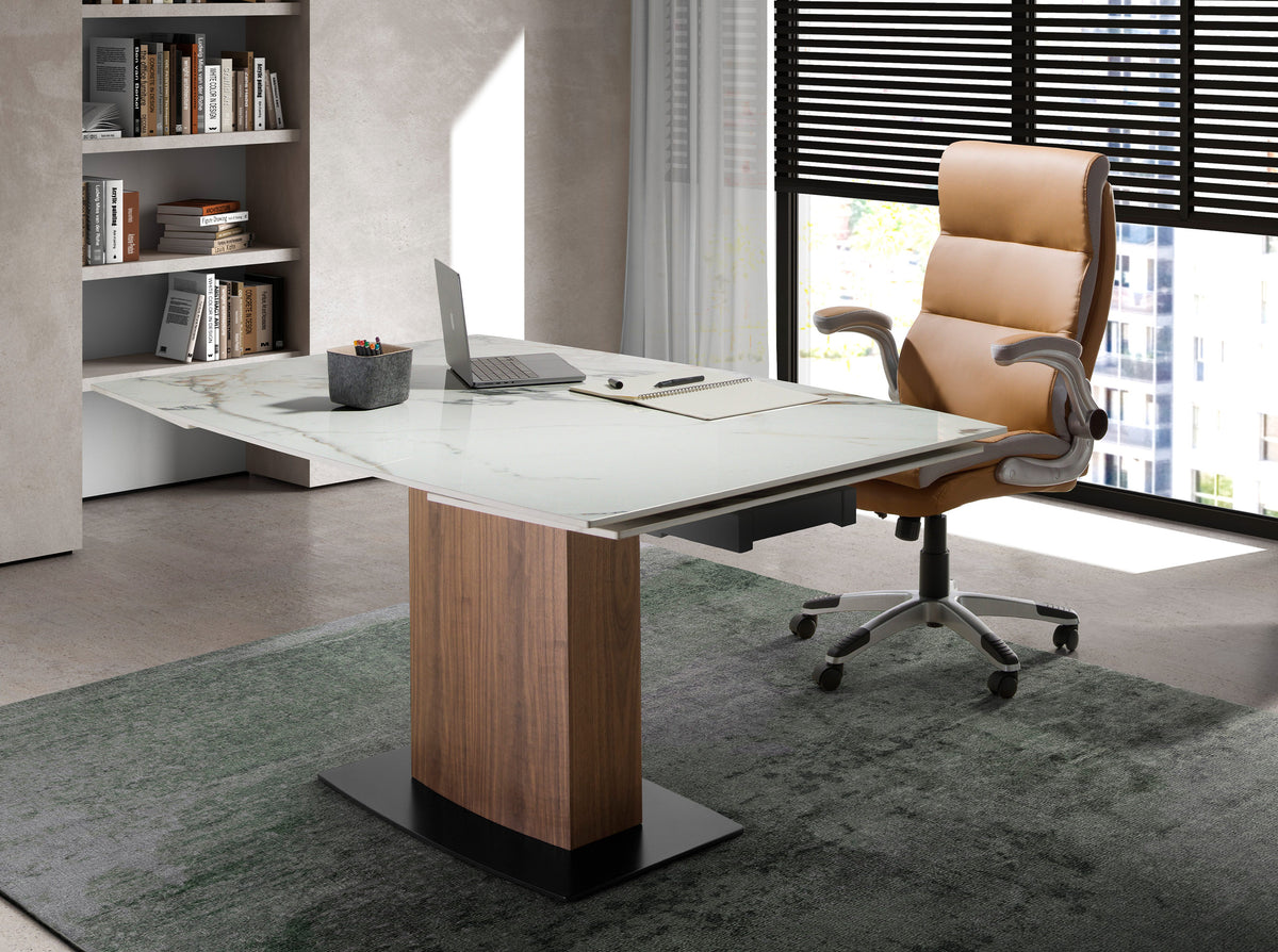 
Tavolo da pranzo allungabile in ceramica di design «Lubavo»