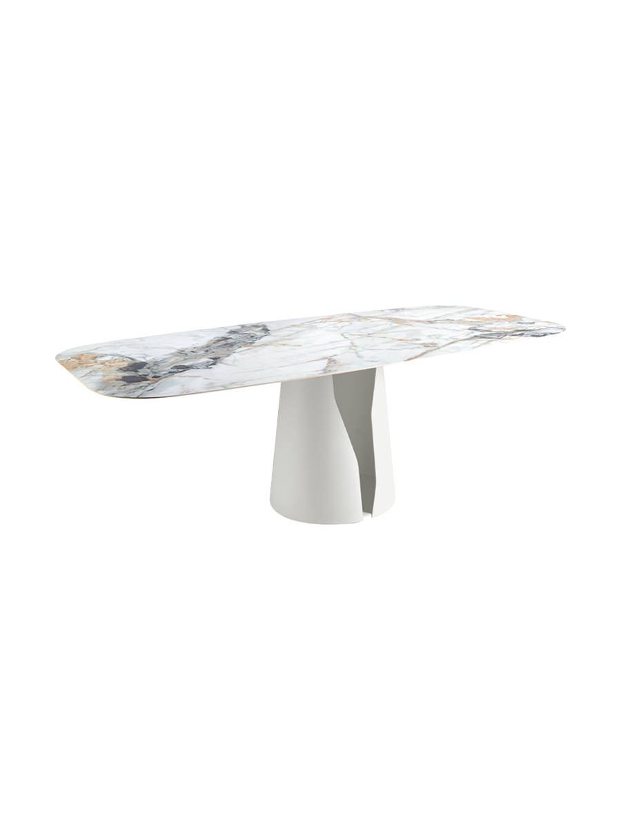 
Grande tavolo da pranzo in ceramica di design «Anima» 238 x 110 cm