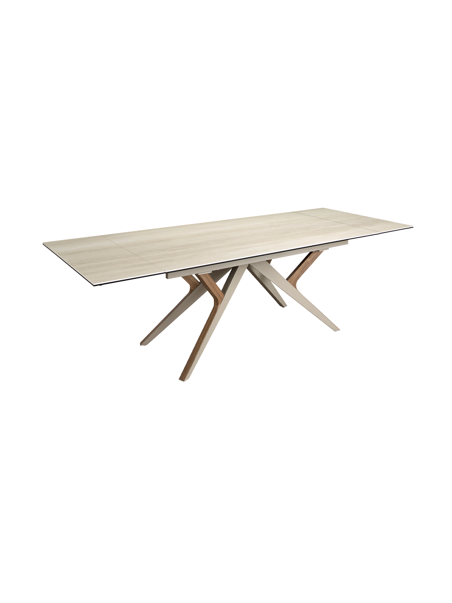 
Extendable Designer Dining Table "Lilly" 180-260 x 100 cm