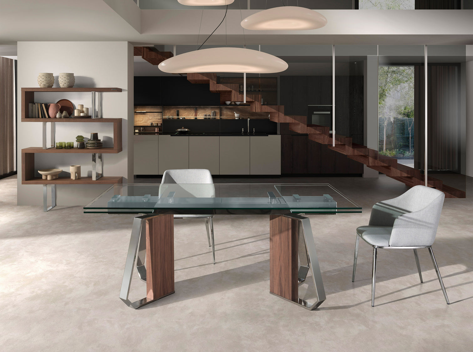 
Extendable Design Dining Table "L.A." 180-270 cm