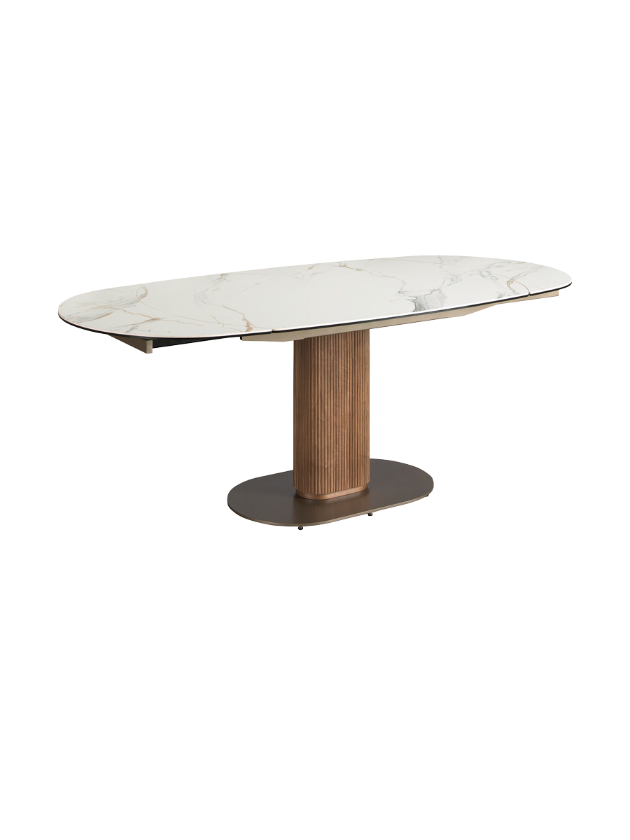 
Oval Extendable Designer Dining Table "Matej"
