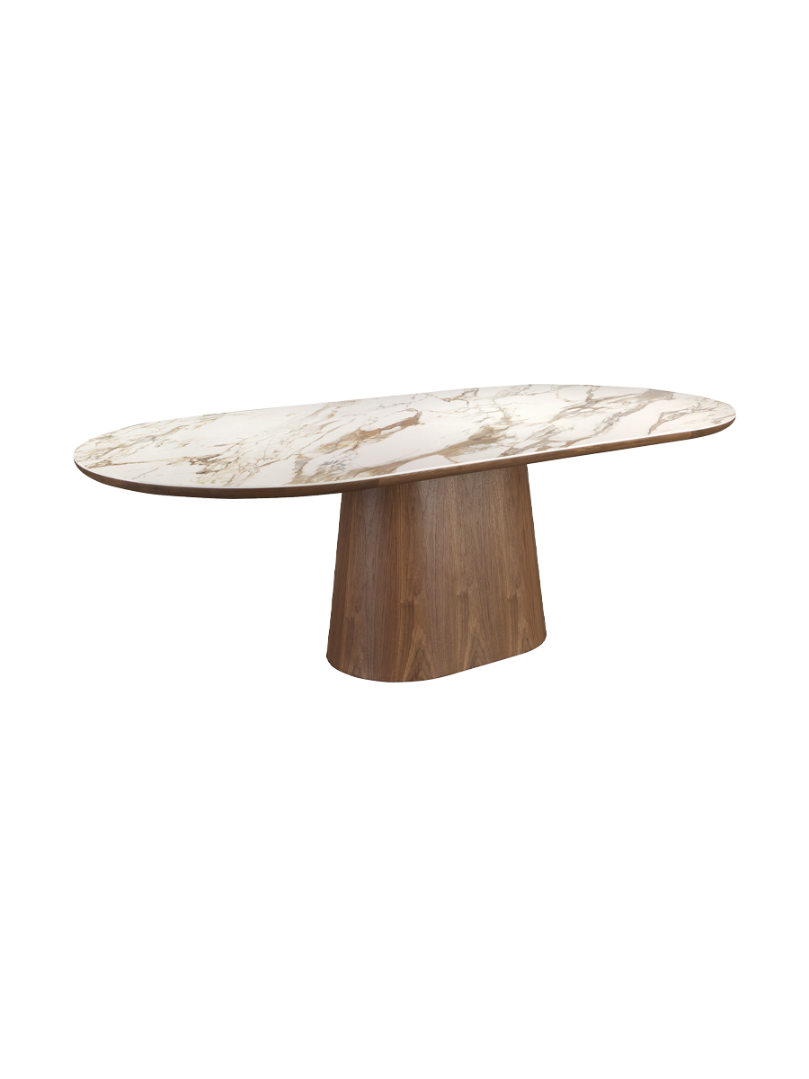 
"Dunia" Oval Design Dining Table 240 x 120 cm