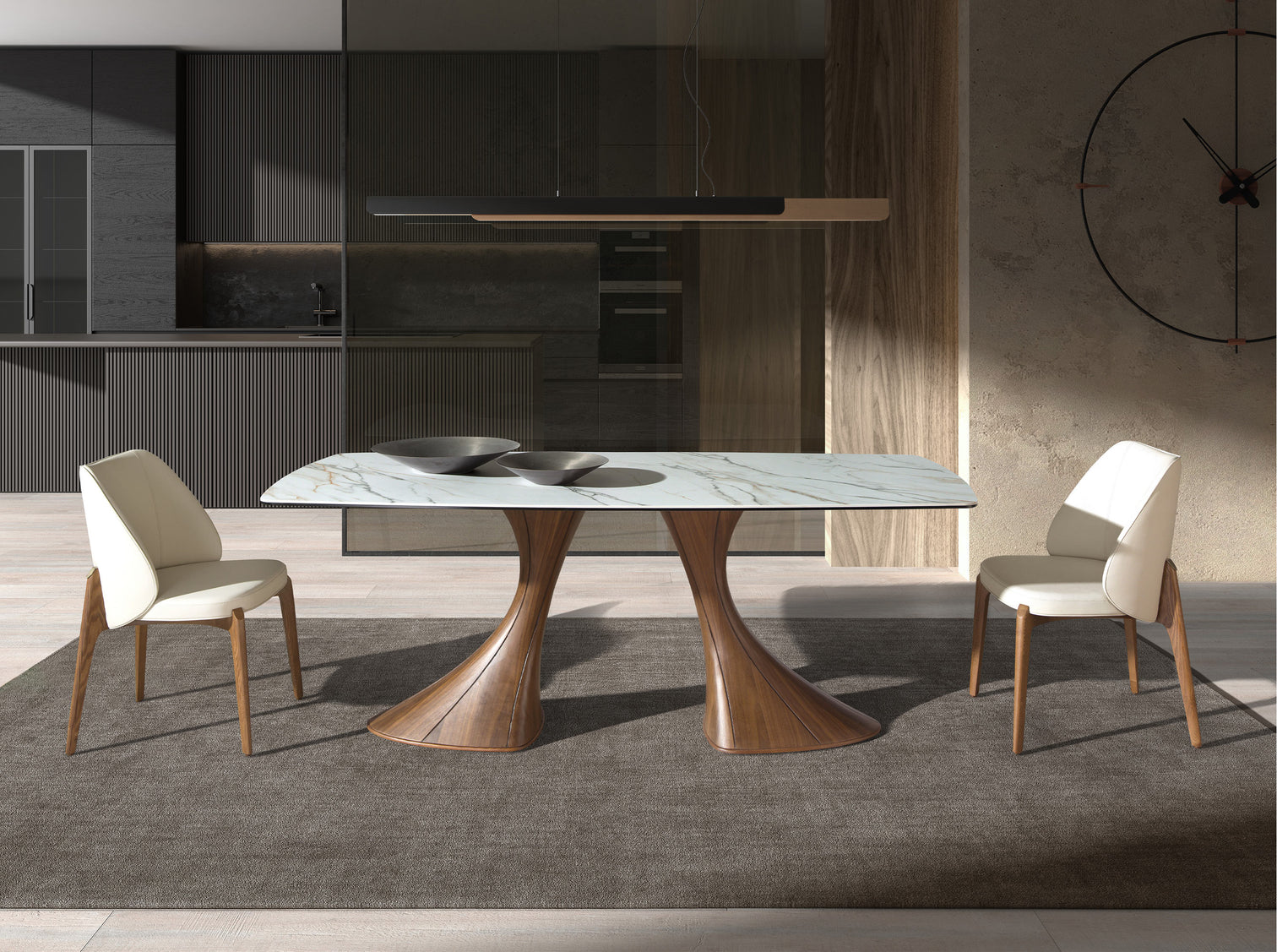 
Designer Dining Table "Calla" 200 x 95 cm