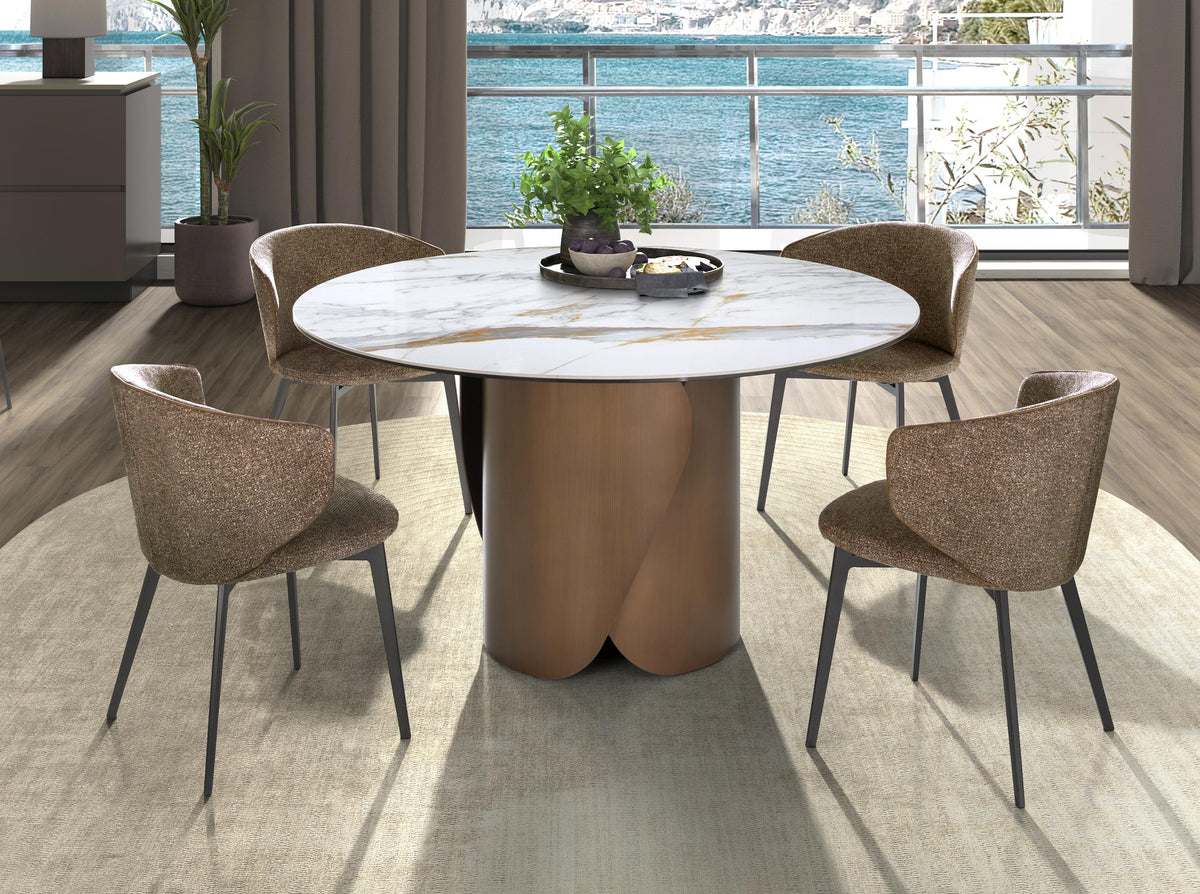 
Runder Keramik Design Esstisch „Porto“ Ø 140 cm