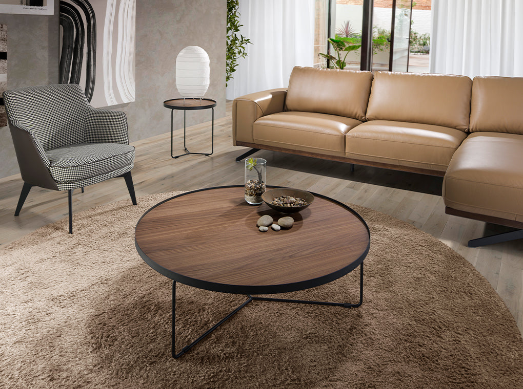 
Tavolino da salotto di design rotondo «Como»