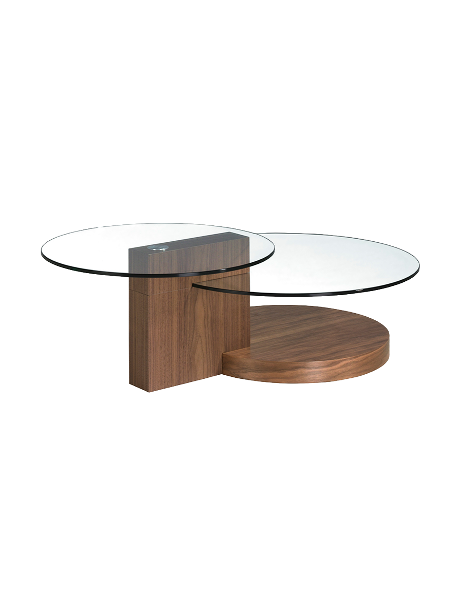 
Large Design Coffee Table "Walnut"