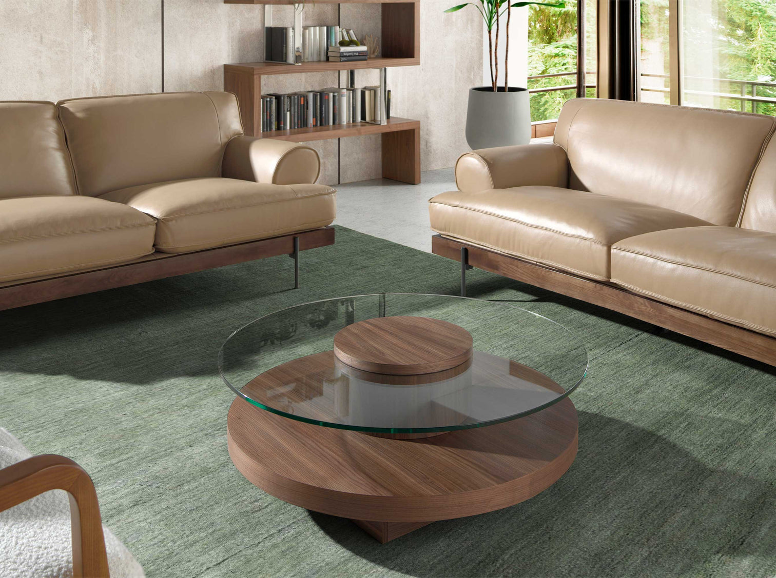 
Round Design Coffee Table "Gollas"
