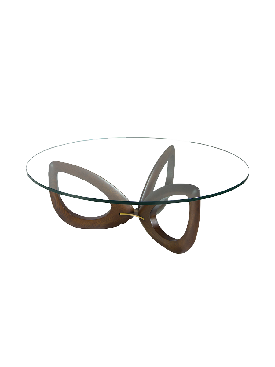
Round Designer Coffee Table "Extravaganza"