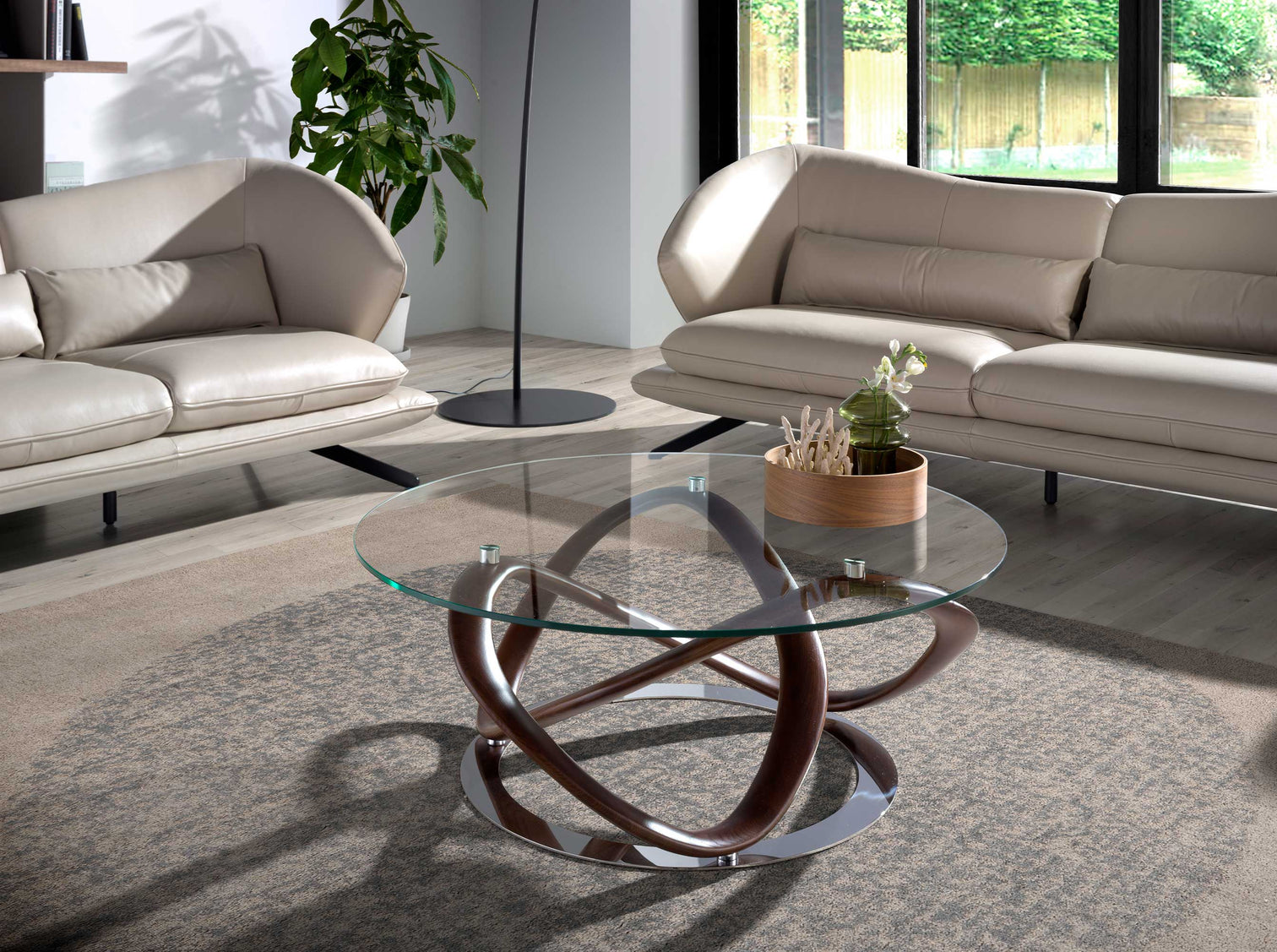 
Round Designer Coffee Table "Kostas"