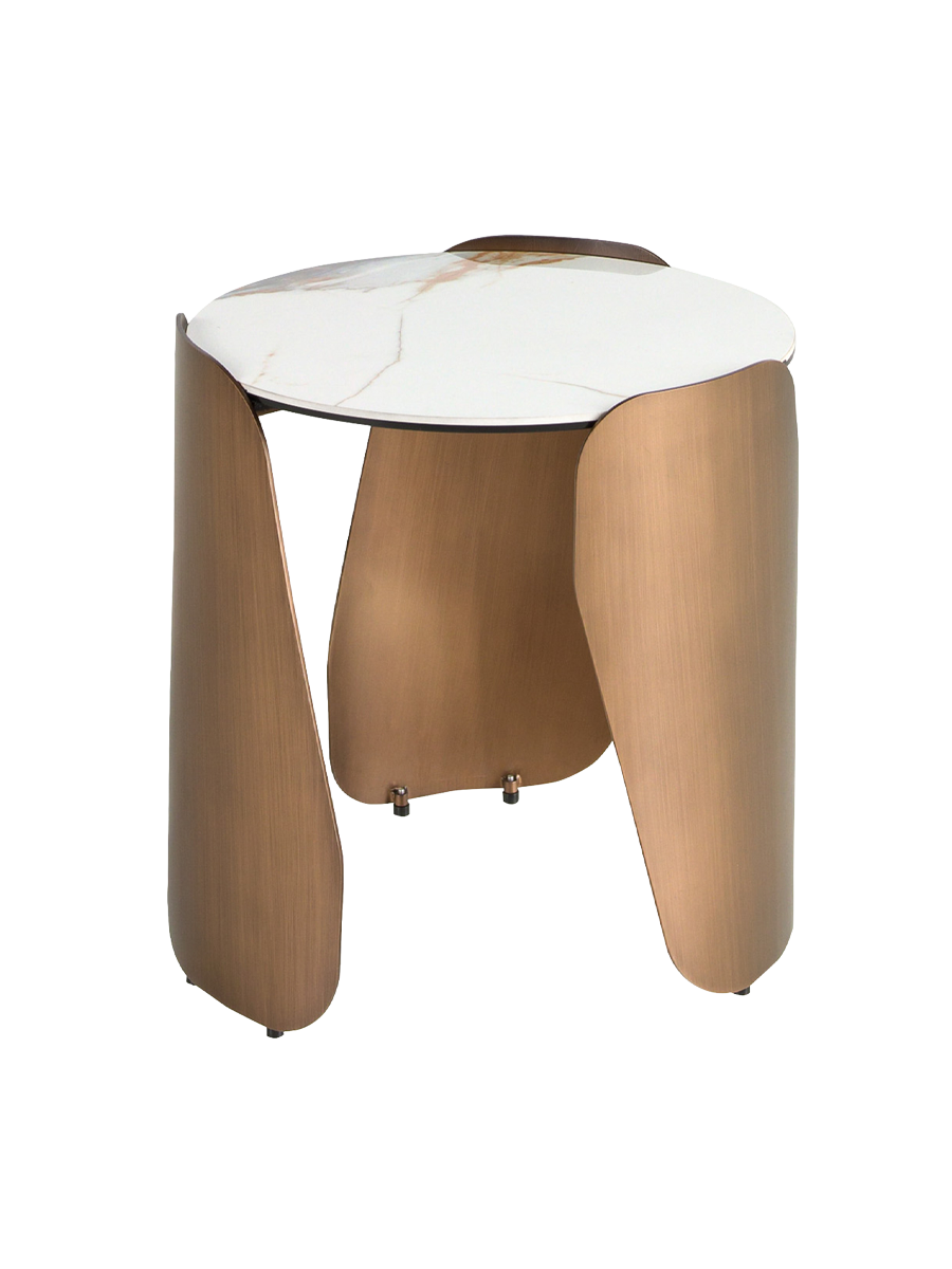 
Tavolino rotondo in ceramica dal design “Porto” Ø 50 cm