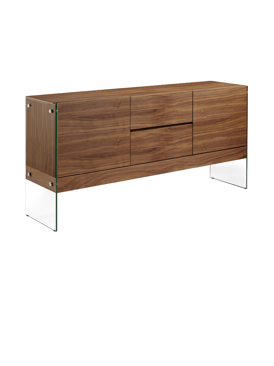 
High-Quality Designer Sideboard "Vella" - Nut tree