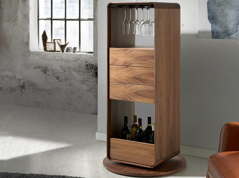 
Swivel Design Bar Cabinet "Novez"