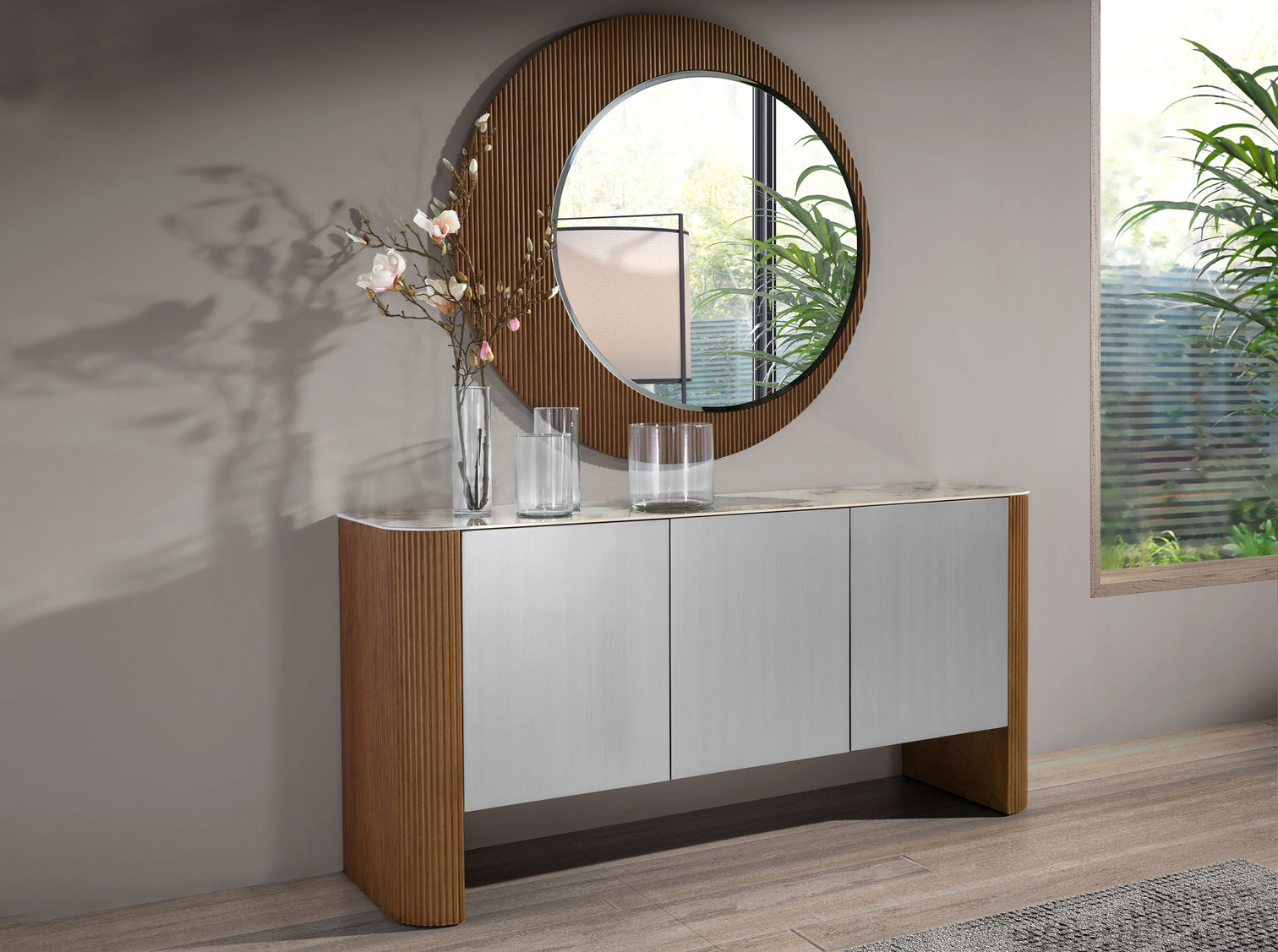 
Large "Novez" Designer Wall Mirror