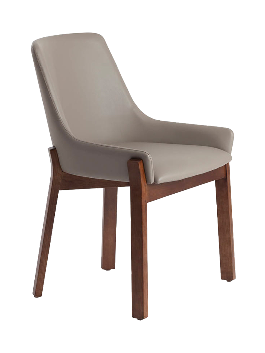 
Chaise design « Katar » avec revêtement en similicuir