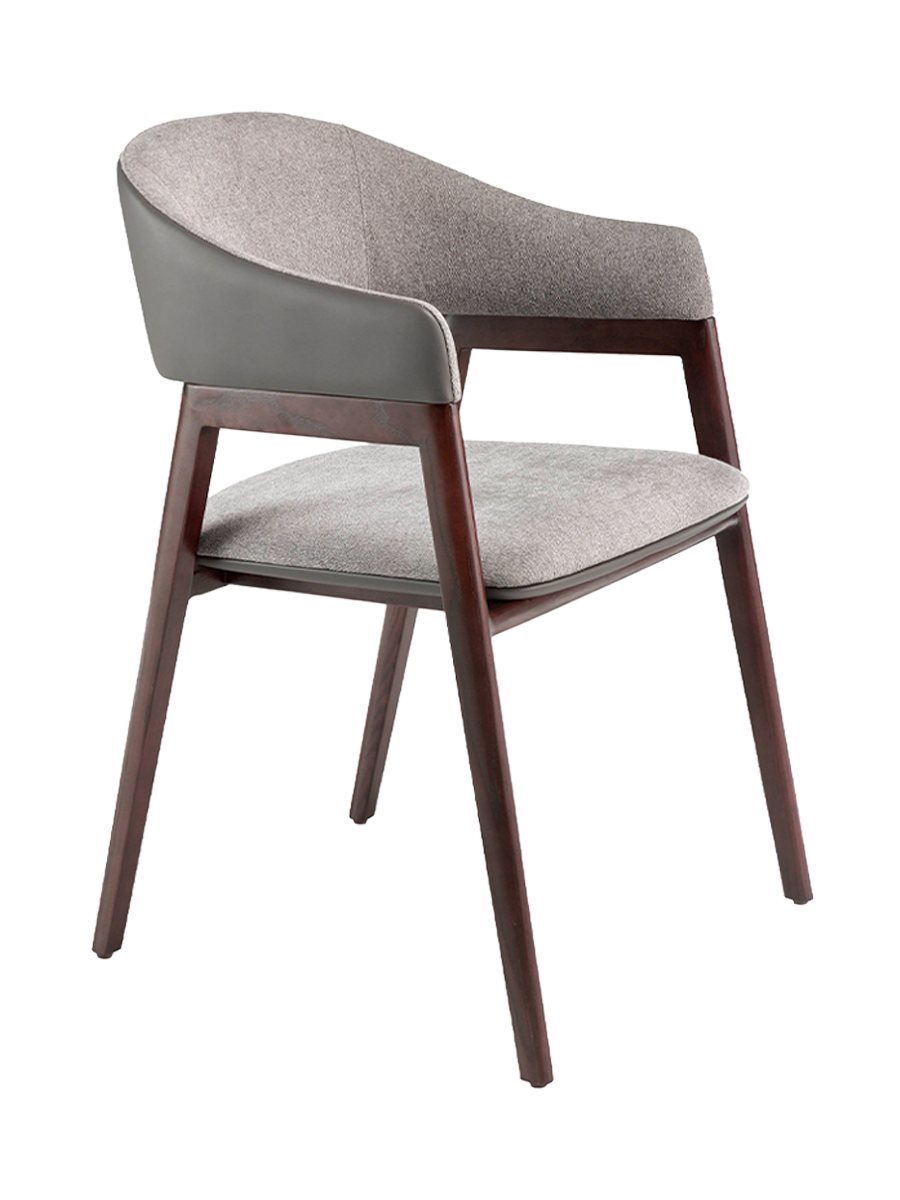 
Chaise design « Zuoz » avec accoudoirs