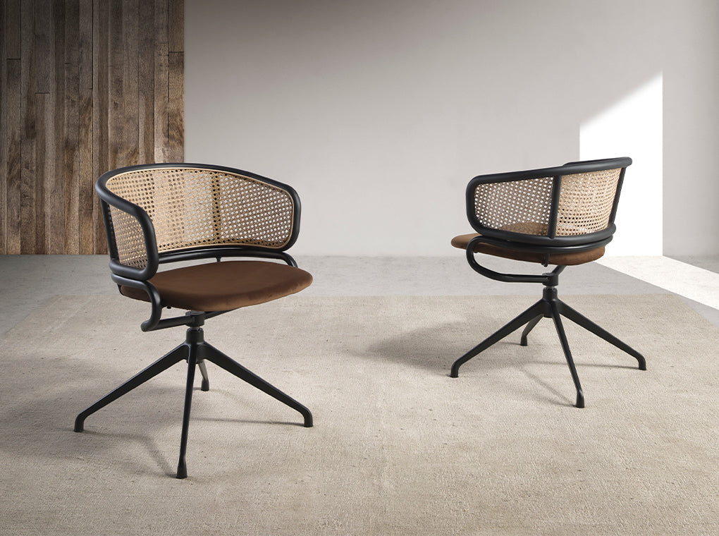 
Chaise design pivotante « Fillar » avec accoudoirs