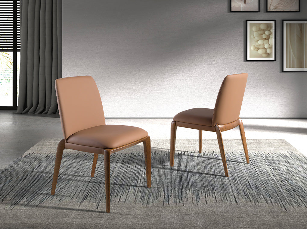 
Chaise de salle à manger design « Alani » avec revêtement en similicuir