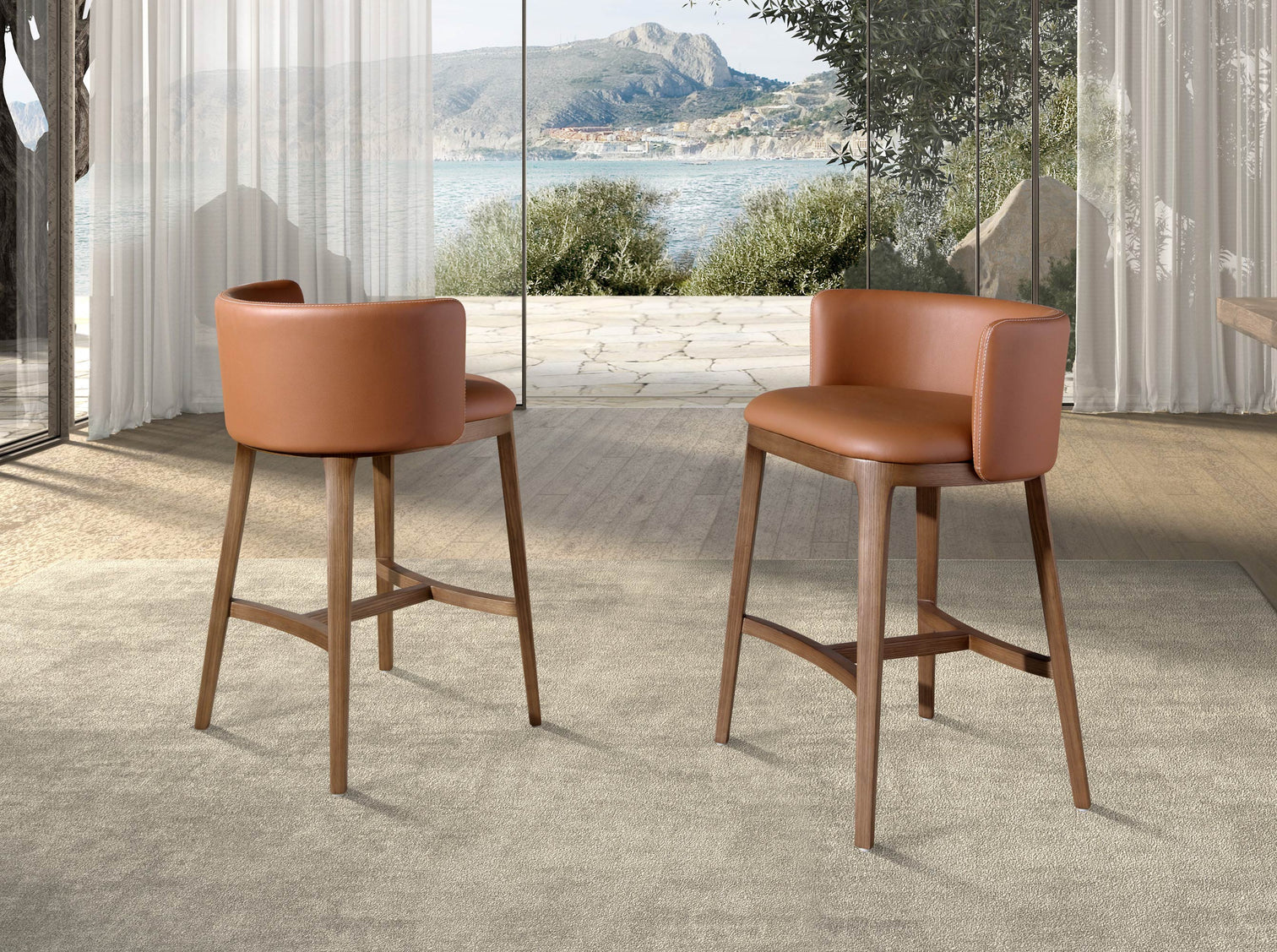 
Tabouret de bar design « Minko »