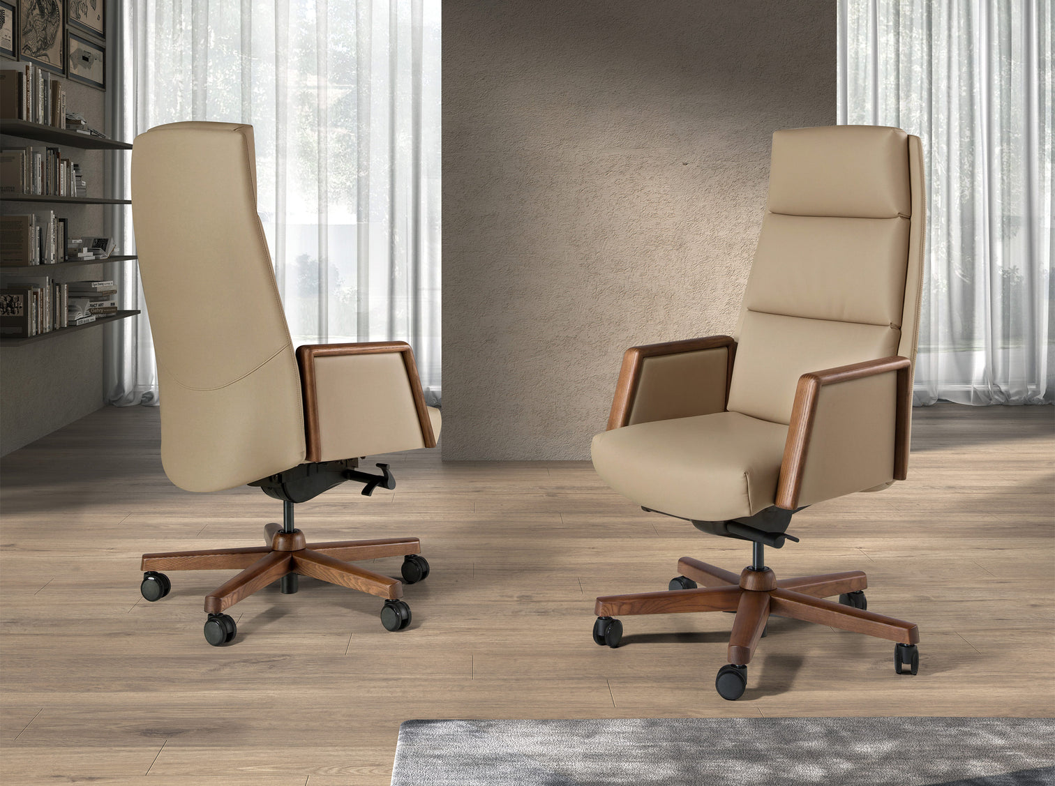 
Chaise de bureau de haute qualité « Jordon SX » - Beige