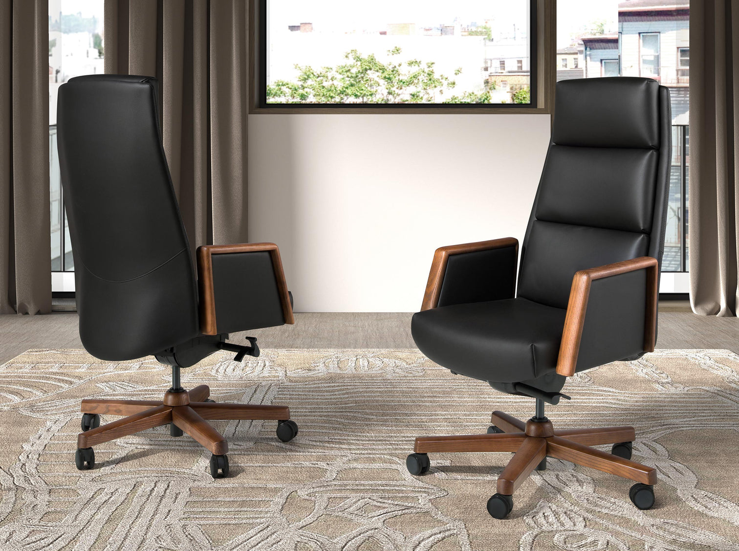 
Chaise de bureau de haute qualité « Jordon SX » - Noir