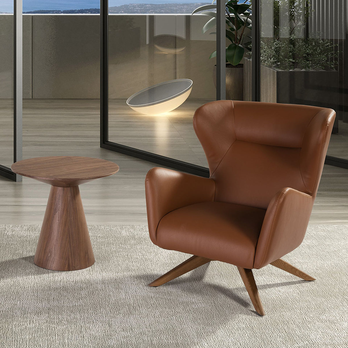 
Poltrona girevole di design “Romeo”