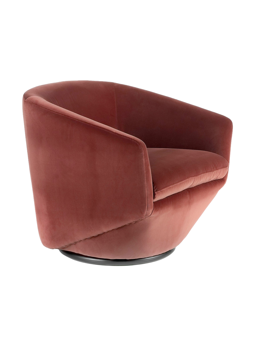 
Poltrona girevole di design “Pesca”