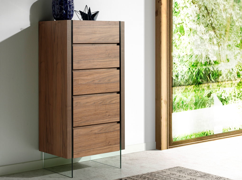 
Designer chest of drawers "Avantgarde" with five drawers