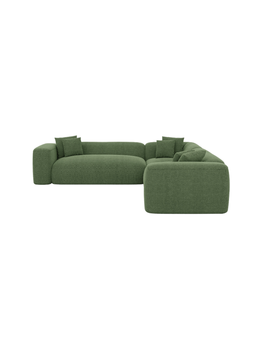 
5-Sitzer Design Ecksofa „CLevante“ mit Strukturstoff-Bezug - Strukturstoff Anthrazit