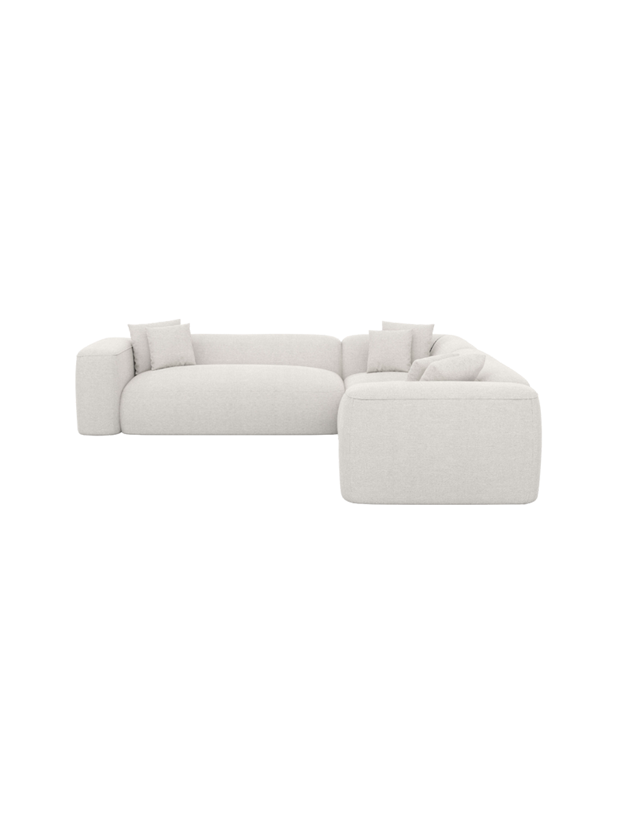
5-Sitzer Design Ecksofa „CLevante“ mit Strukturstoff-Bezug - Strukturstoff Anthrazit
