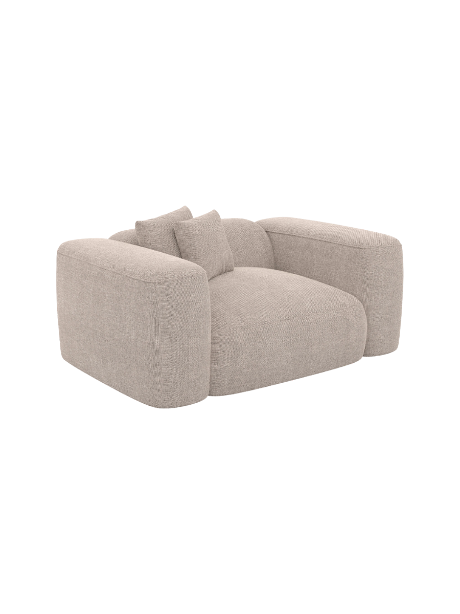 
Design Loungesessel „CLevante“ mit Strukturstoff-Bezug - Strukturstoff Anthrazit