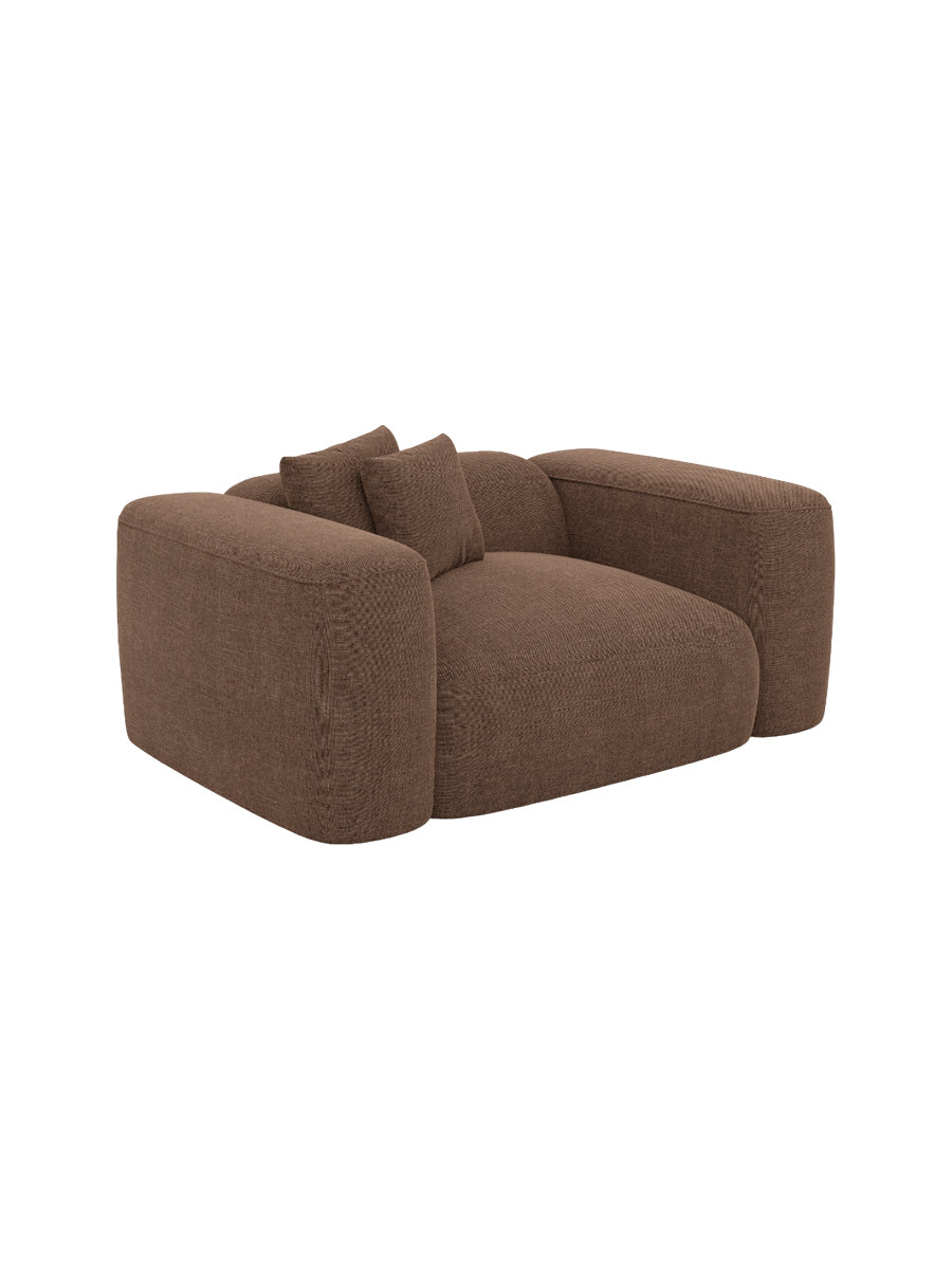 
Design Loungesessel „CLevante“ mit Strukturstoff-Bezug - Strukturstoff Anthrazit