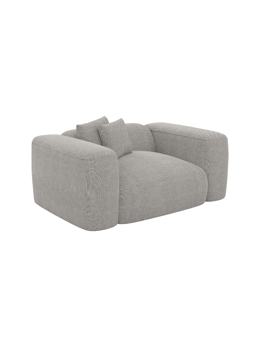 
Design Loungesessel „CLevante“ mit Strukturstoff-Bezug - Strukturstoff Anthrazit