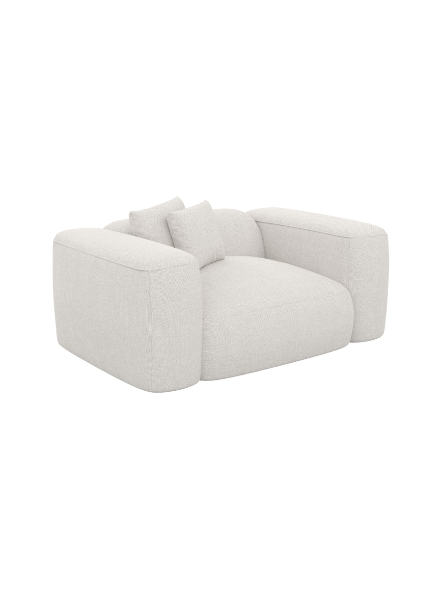 
Design Loungesessel „CLevante“ mit Strukturstoff-Bezug - Strukturstoff Anthrazit