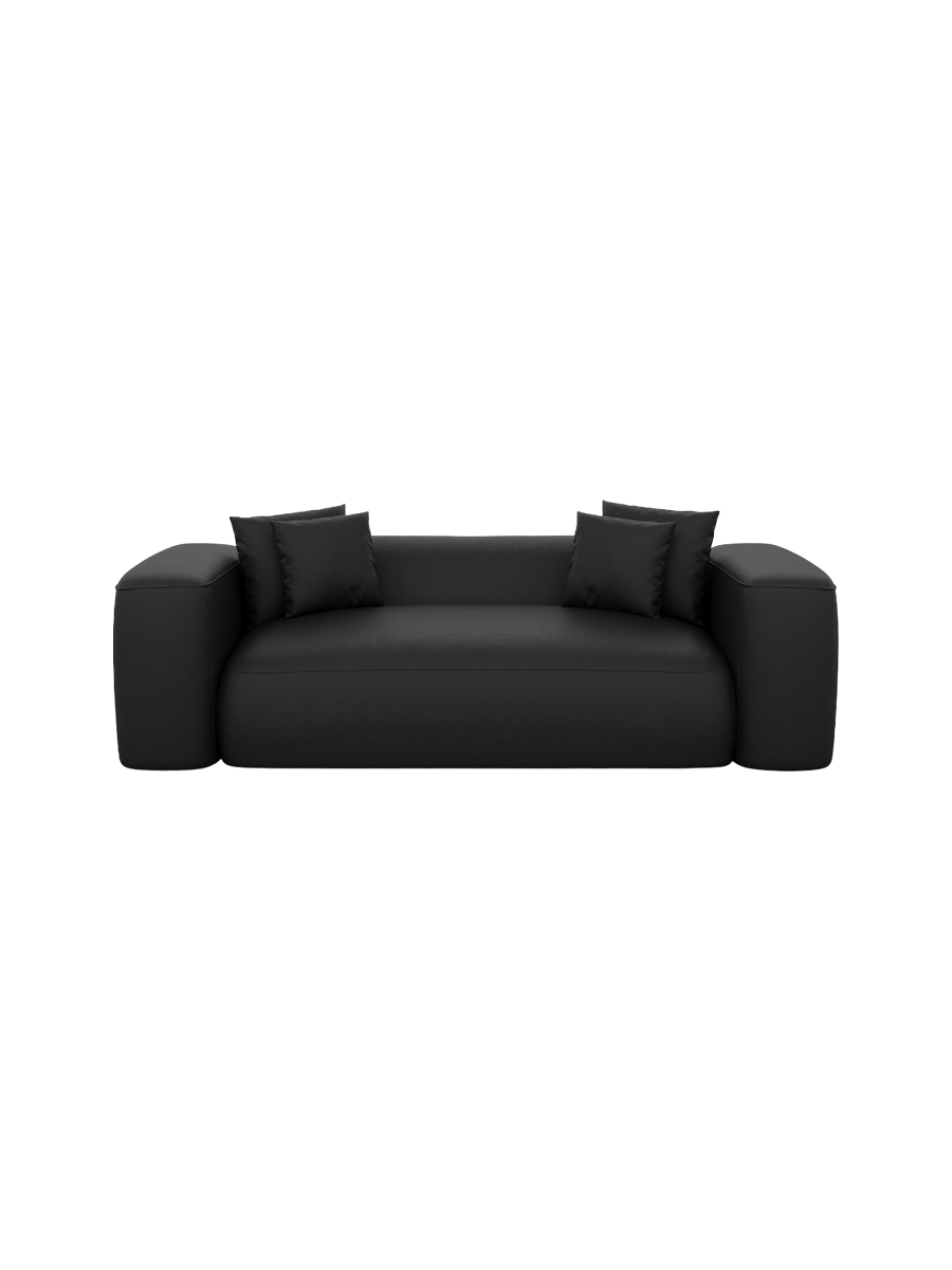
2-Sitzer Design Echtleder Sofa „CLevante“ - Echtleder Beige