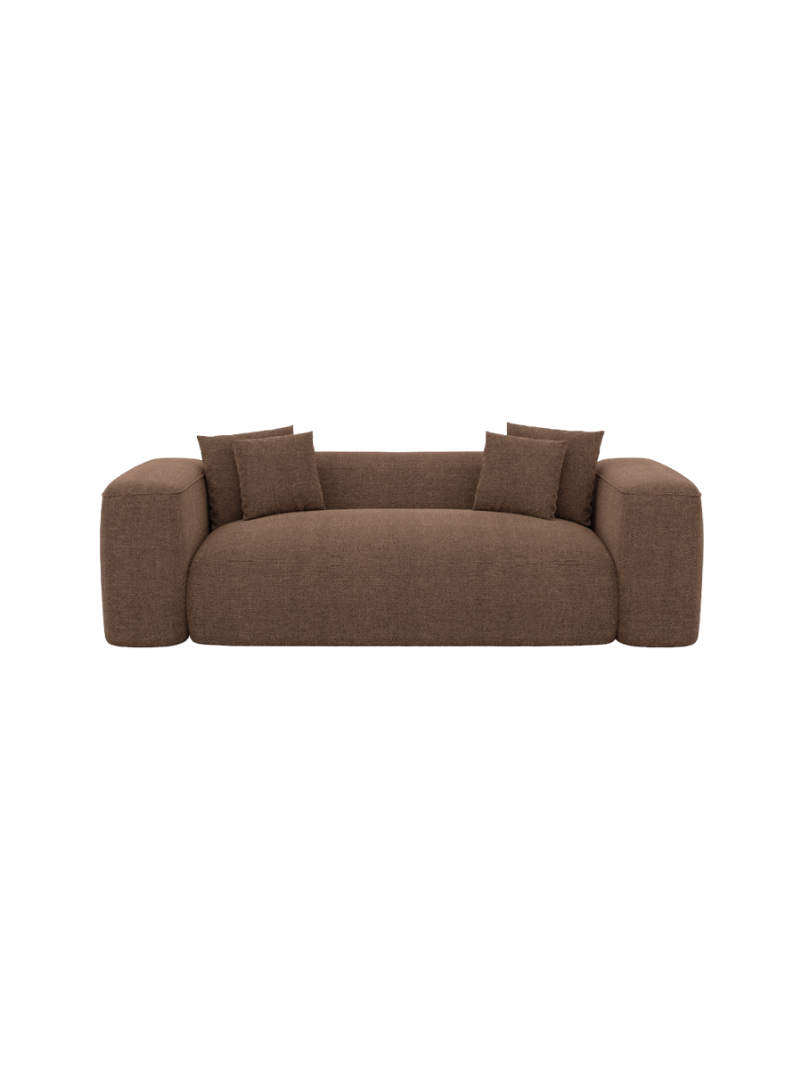 
2-Sitzer Design Sofa „CLevante“ mit Strukturstoff-Bezug - Strukturstoff Anthrazit