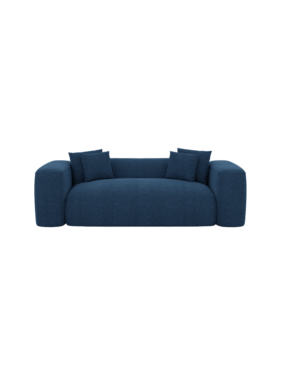 
2-Sitzer Design Sofa „CLevante“ mit Strukturstoff-Bezug - Strukturstoff Anthrazit