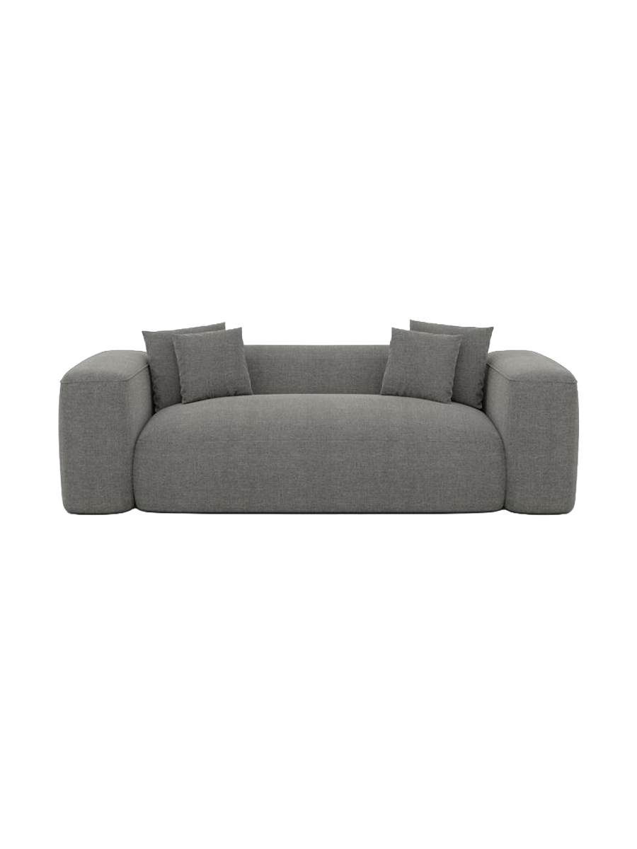 
2-Sitzer Design Sofa „CLevante“ mit Strukturstoff-Bezug - Strukturstoff Anthrazit