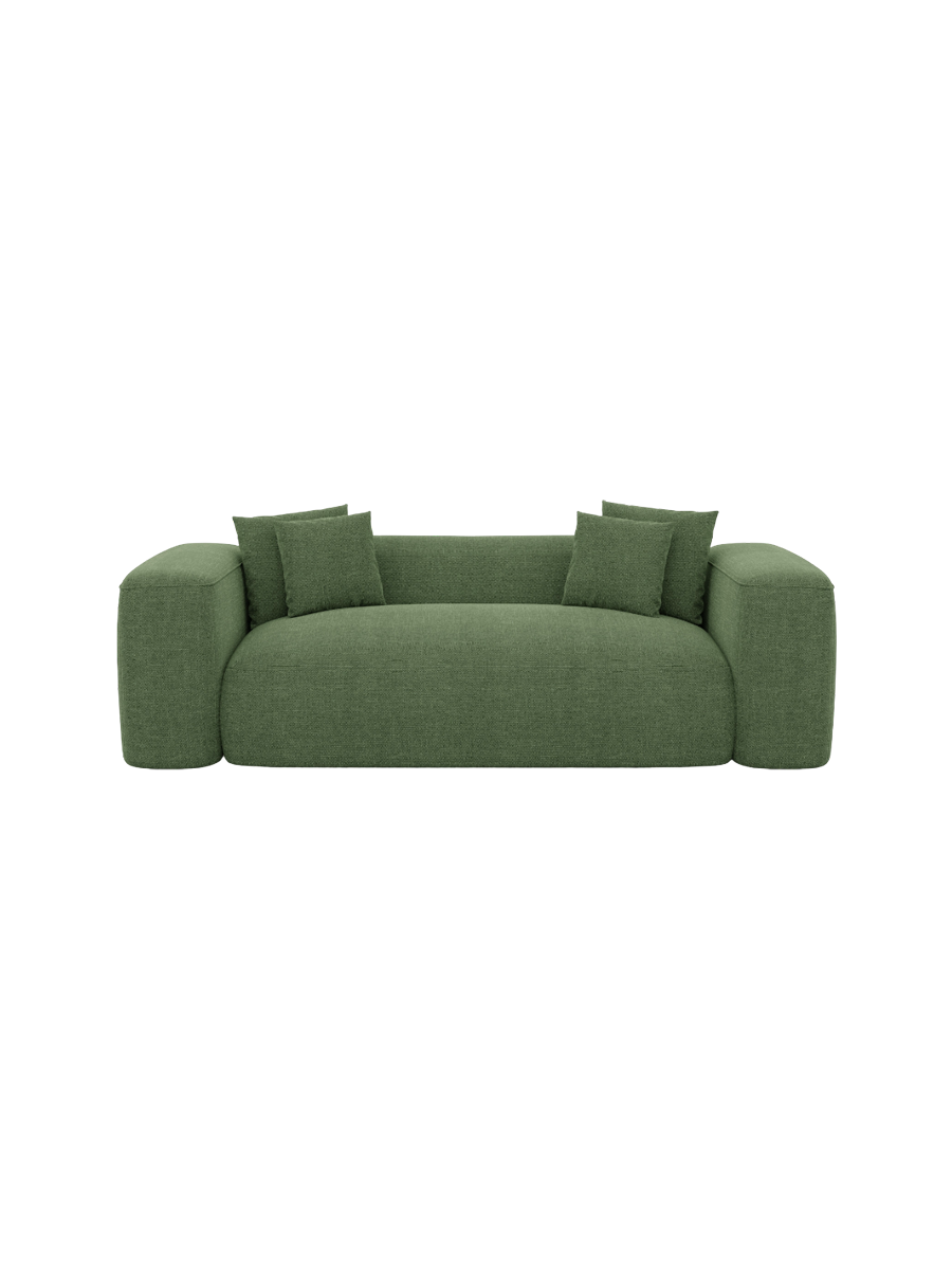 
2-Sitzer Design Sofa „CLevante“ mit Strukturstoff-Bezug - Strukturstoff Anthrazit