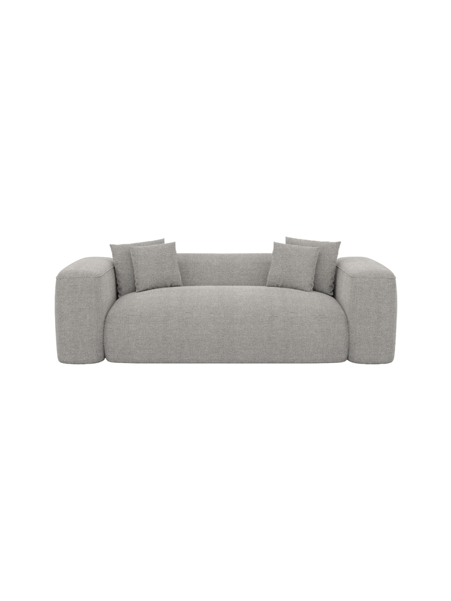 
2-Sitzer Design Sofa „CLevante“ mit Strukturstoff-Bezug - Strukturstoff Anthrazit