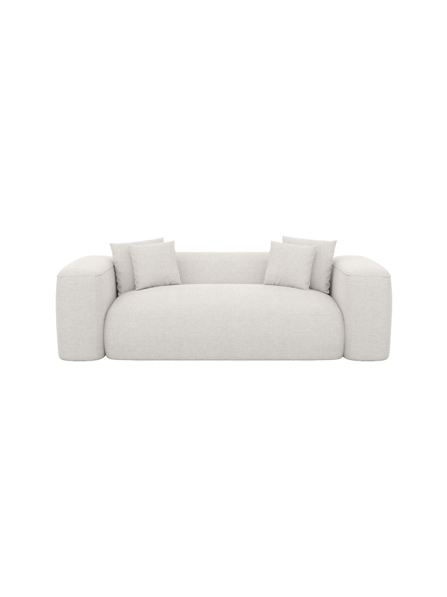
2-Sitzer Design Sofa „CLevante“ mit Strukturstoff-Bezug - Strukturstoff Anthrazit