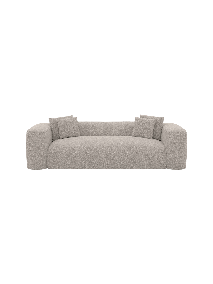 
3-Sitzer Design Sofa „CLevante“ mit Bouclé-Bezug - Bouclé Graphit