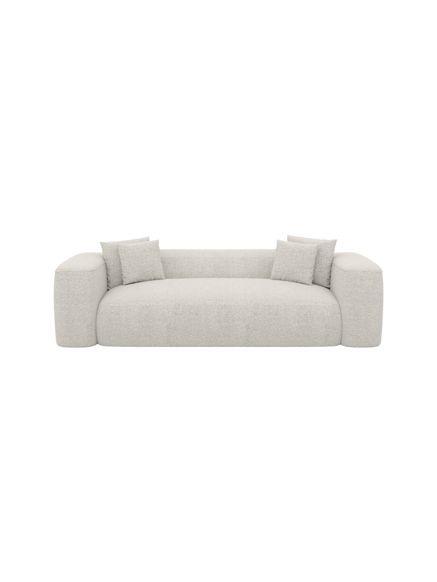 
3-Sitzer Design Sofa „CLevante“ mit Bouclé-Bezug - Bouclé Graphit