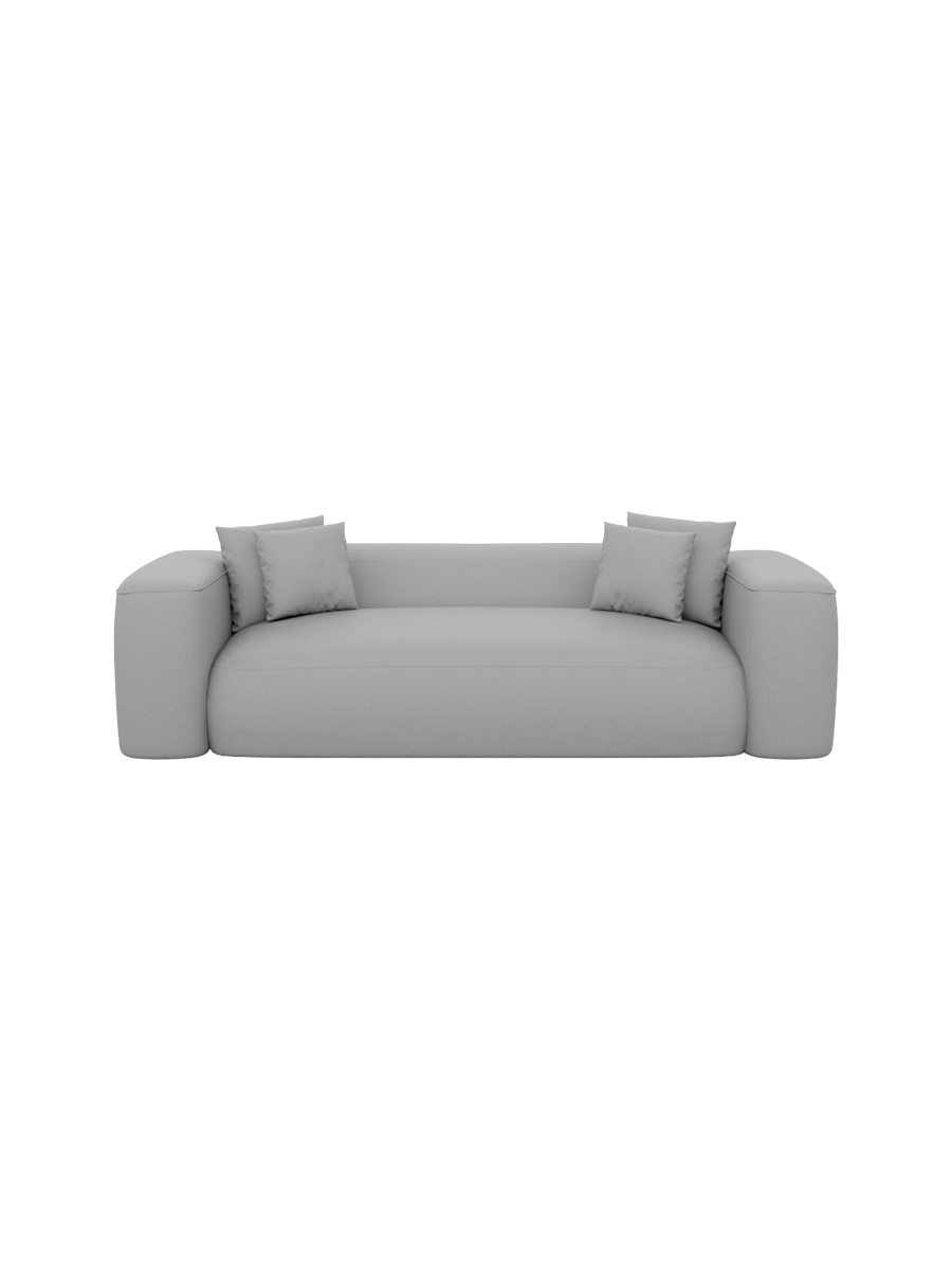 
3-Sitzer Design Echtleder Sofa „CLevante“ - Echtleder Beige